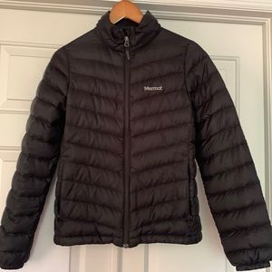 Marmot Women’s Jena Jacket Jet Black 800 Fill size S Very Good Condition